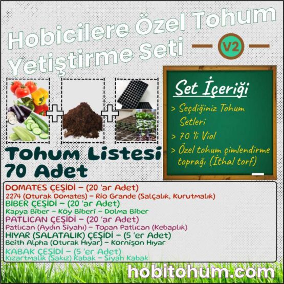 Fide Yetiştirme Seti 70 tohum V2